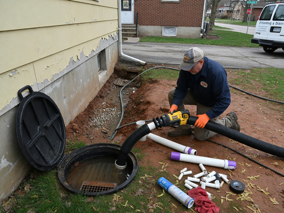 Sump Pump Discharge and Drainage Repair in South Bend, IN