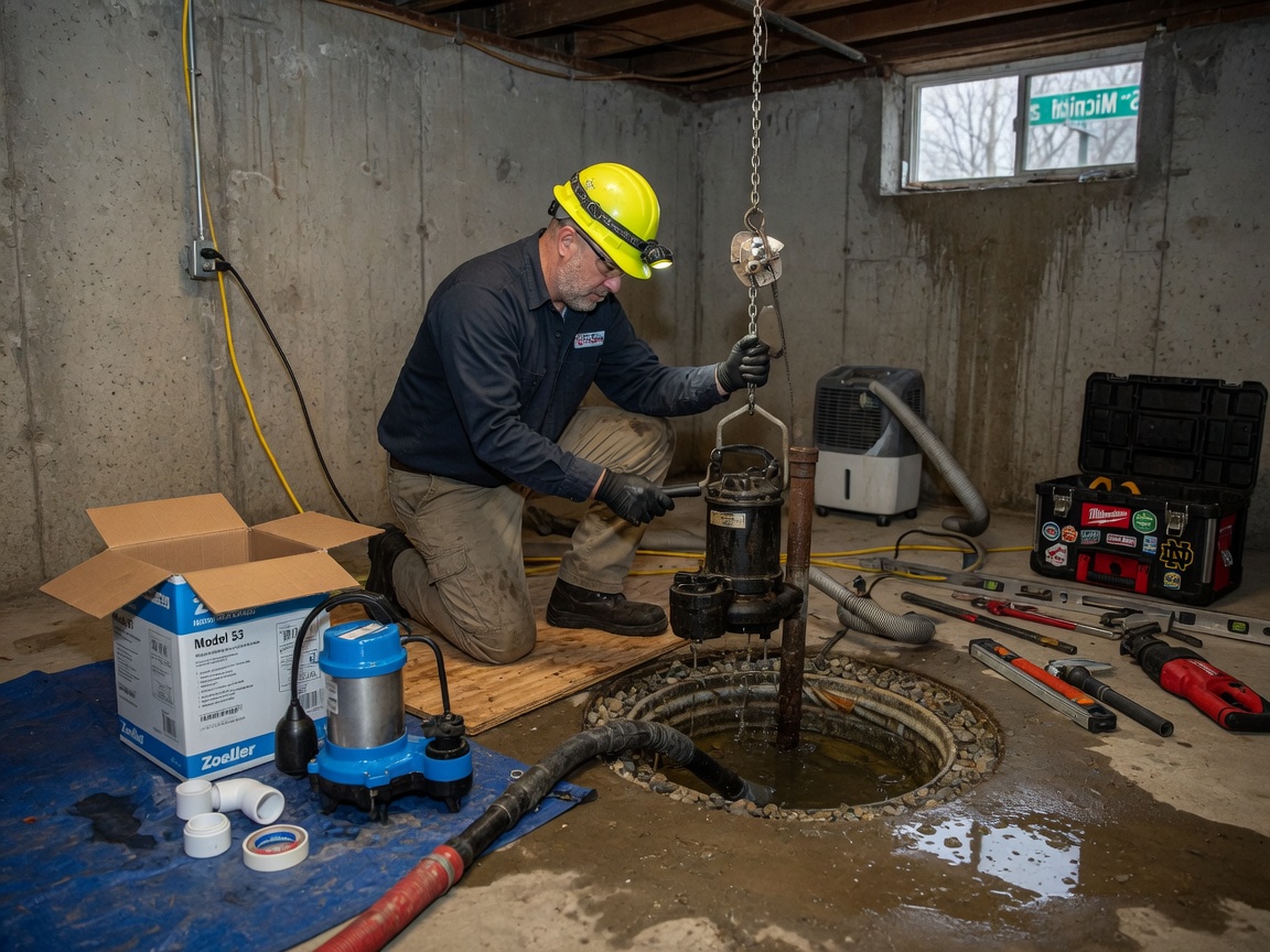 Sump Pump in Mishawaka